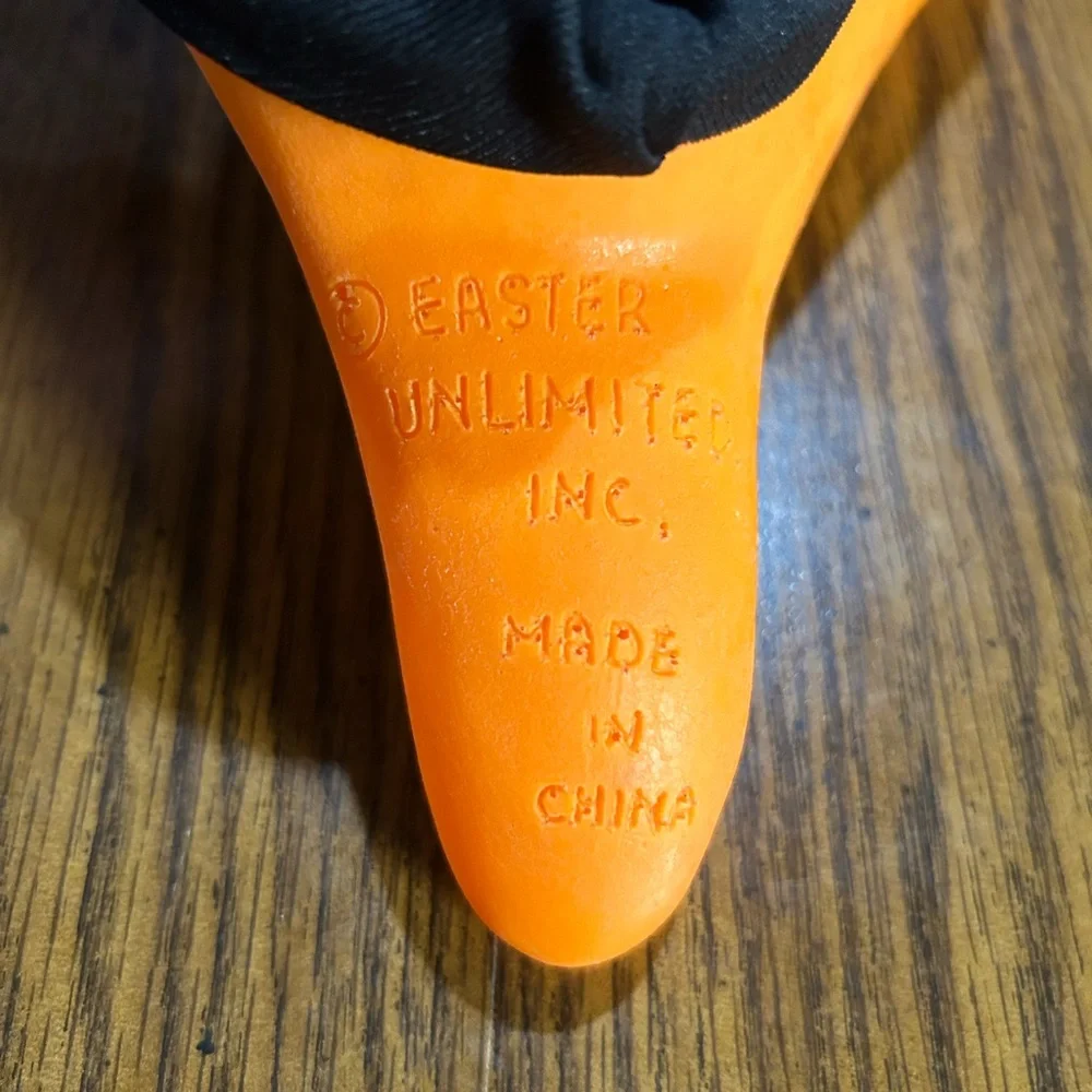 Vintage Orange Scream Ghost Face Mask Easter Unlimited Super Rare & Collectible